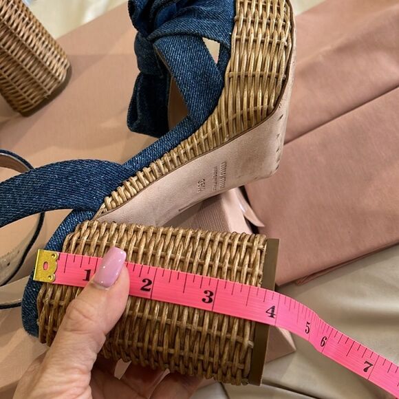 Miu miu denim sandals - Picture 16 of 16